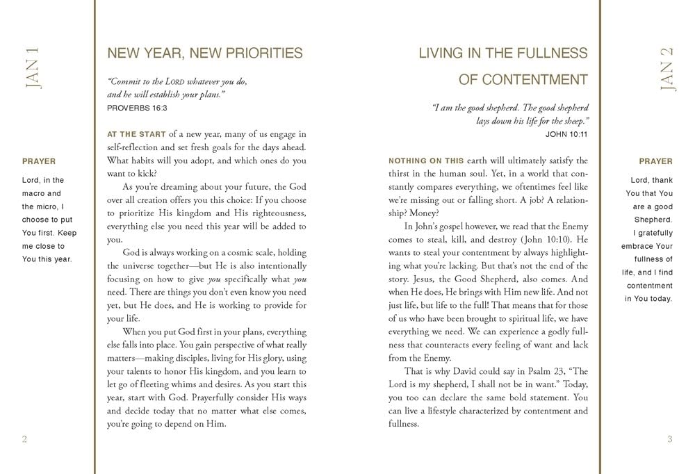 Grace and Glory: 365 Devotions for a Life Transformed by Jesus Hardcover – November 26, 2024