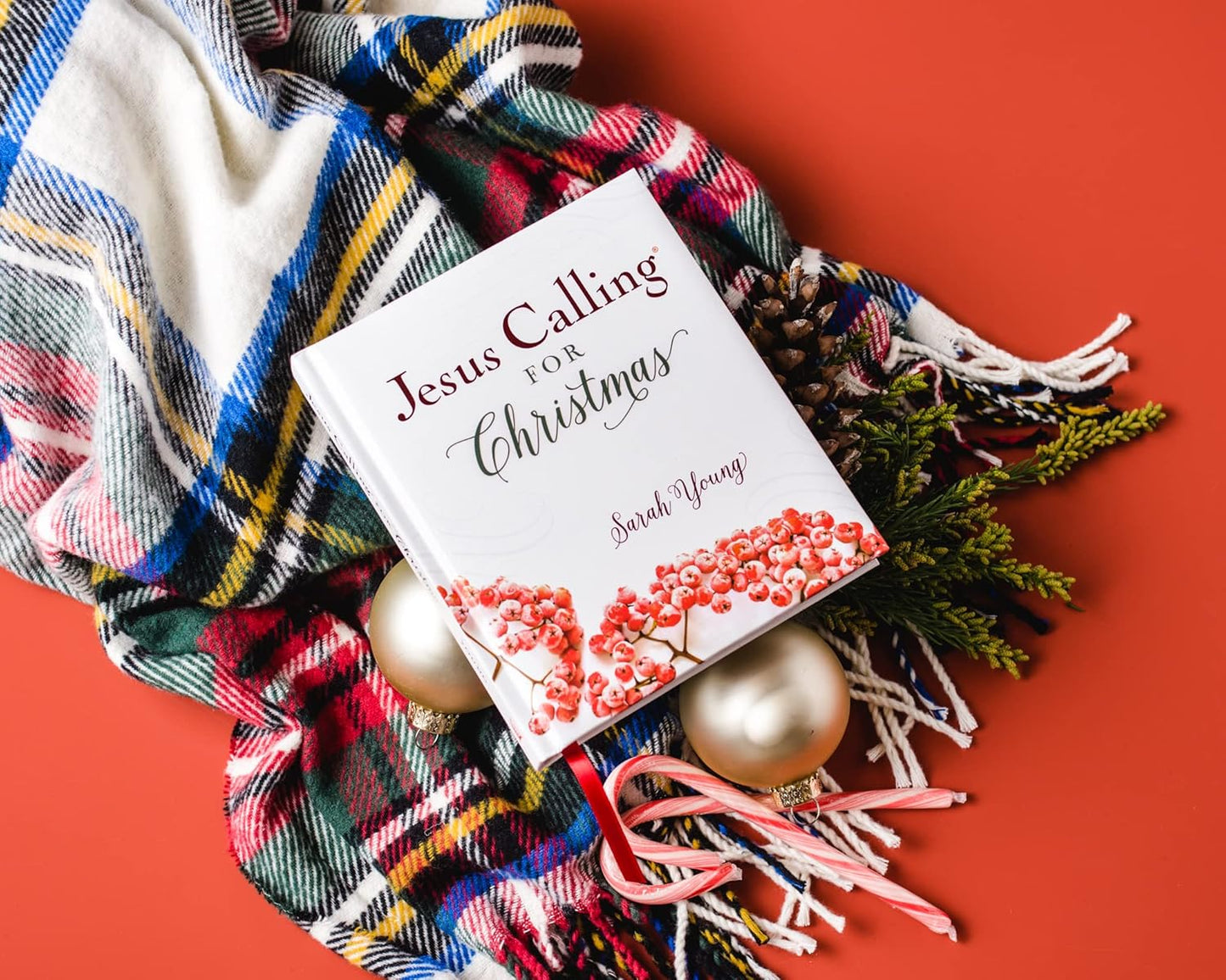 Jesus Calling for Christmas, Padded Hardcover, with Full Scriptures: Seasonal Devotions for Christmas (A 50-Day Devotional) Hardcover – September 25, 2018